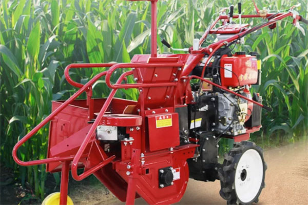 hand push corn harvester